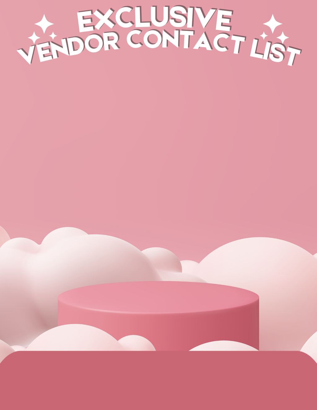 ✨ Heaven’s Little Pink Book of Vendors 🌸💌