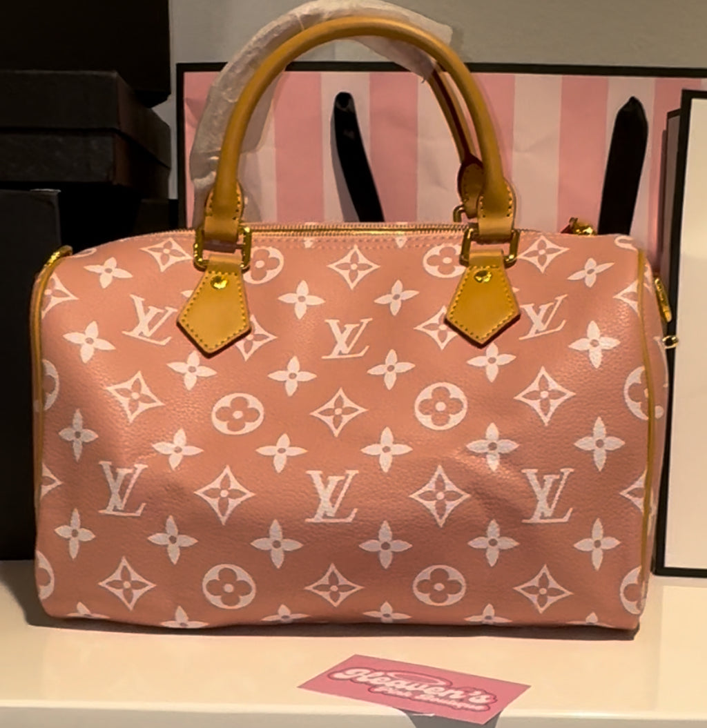Pink & White LV Bag